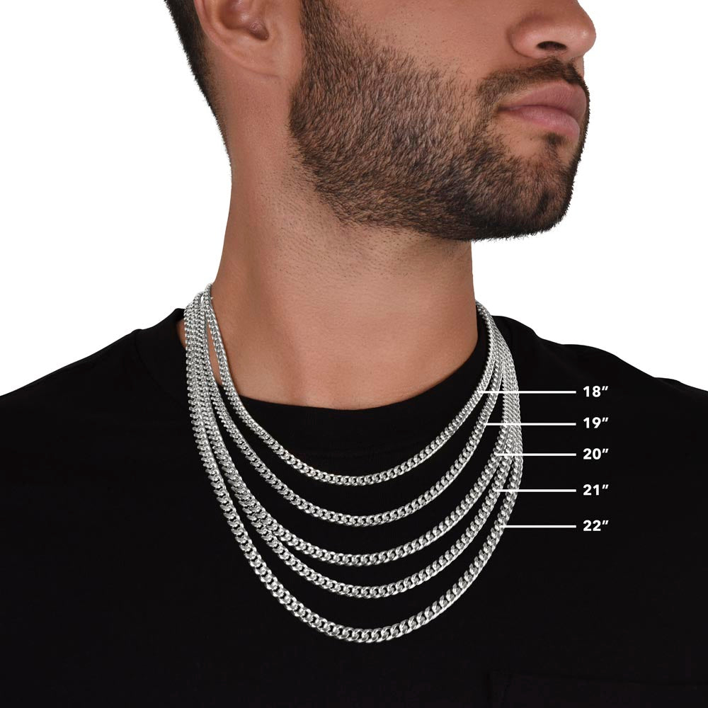 Apology Gift for Him  - Cuban Link Chain Necklace