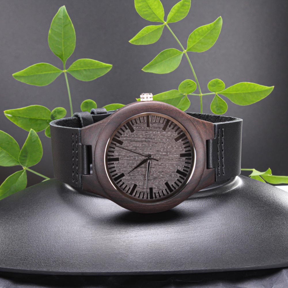 Gift for Son Wooden Watch