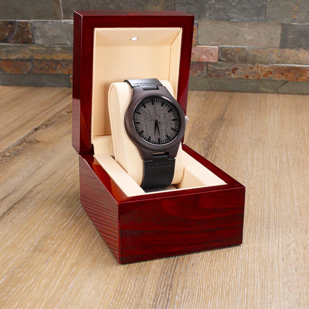 Son-in-law Gift Wooden Watch