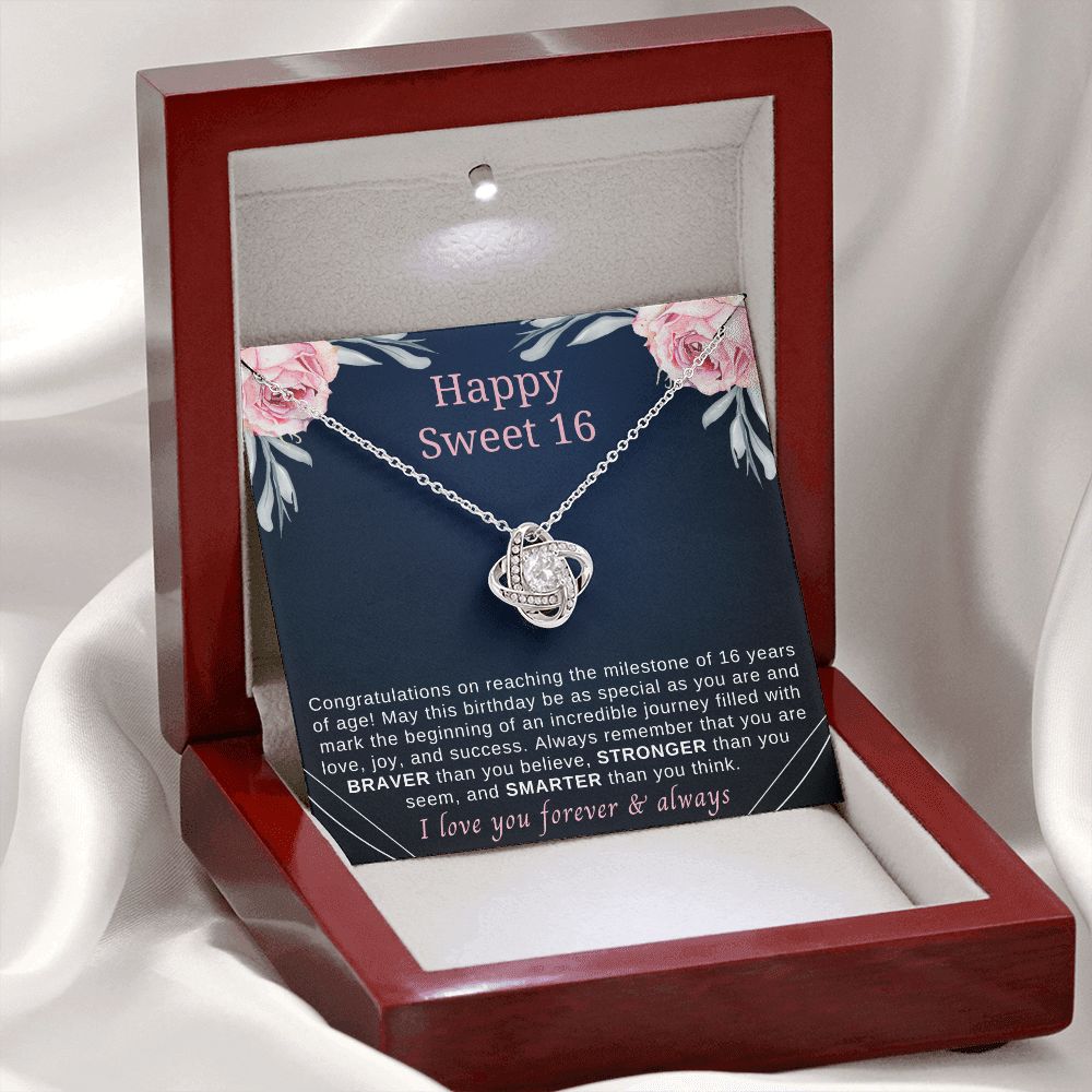 14k white gold necklace: sweet 16 birthday gift ideas