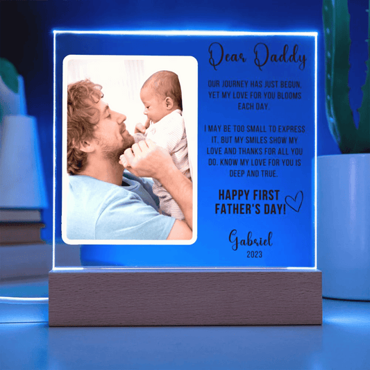 Father's Day Gifts for First Time Dad Photo Frame