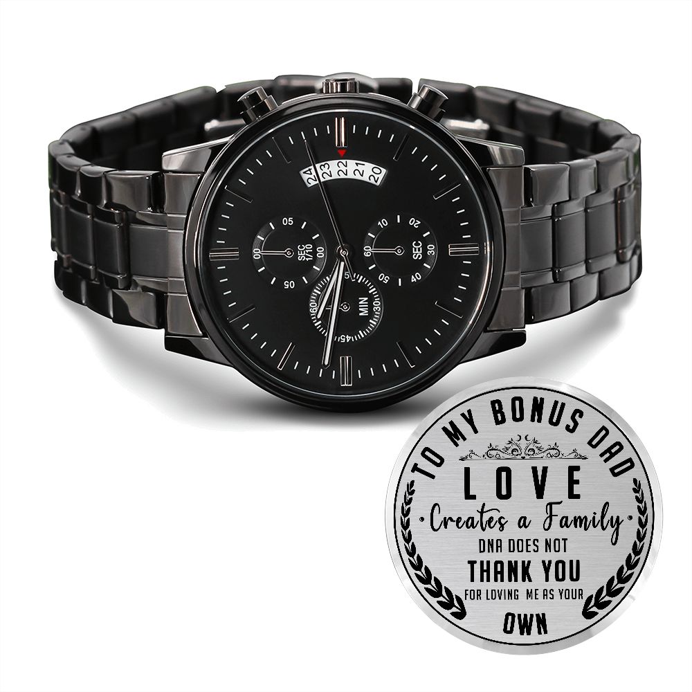 engraved watch gift for bonus dad