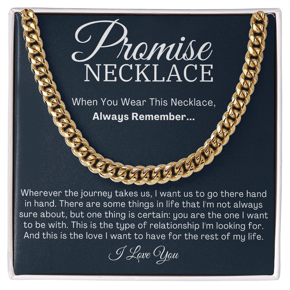 Promise Necklace Gift for Him