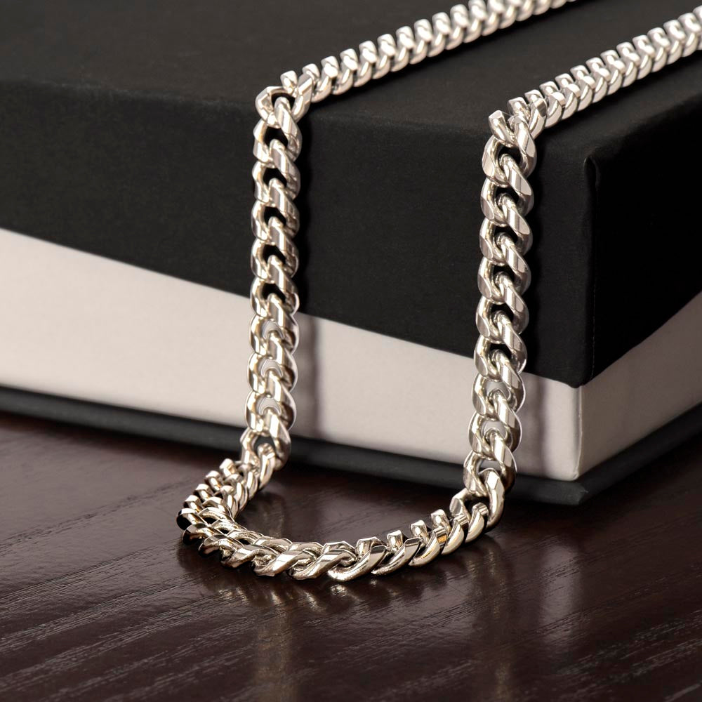 I'm Sorry Gift for Him - Cuban Link Chain Necklace
