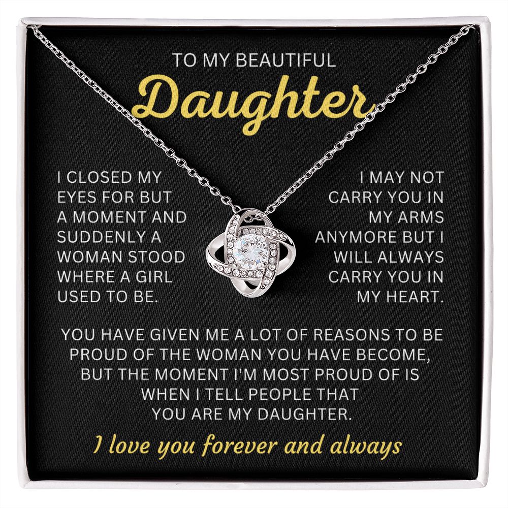 Sentimental Gift For My Daughter Necklace