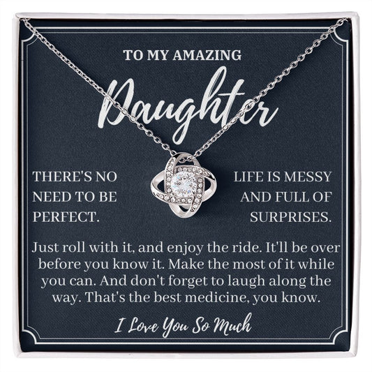 Gift for Daughter from Mom Dad Necklace