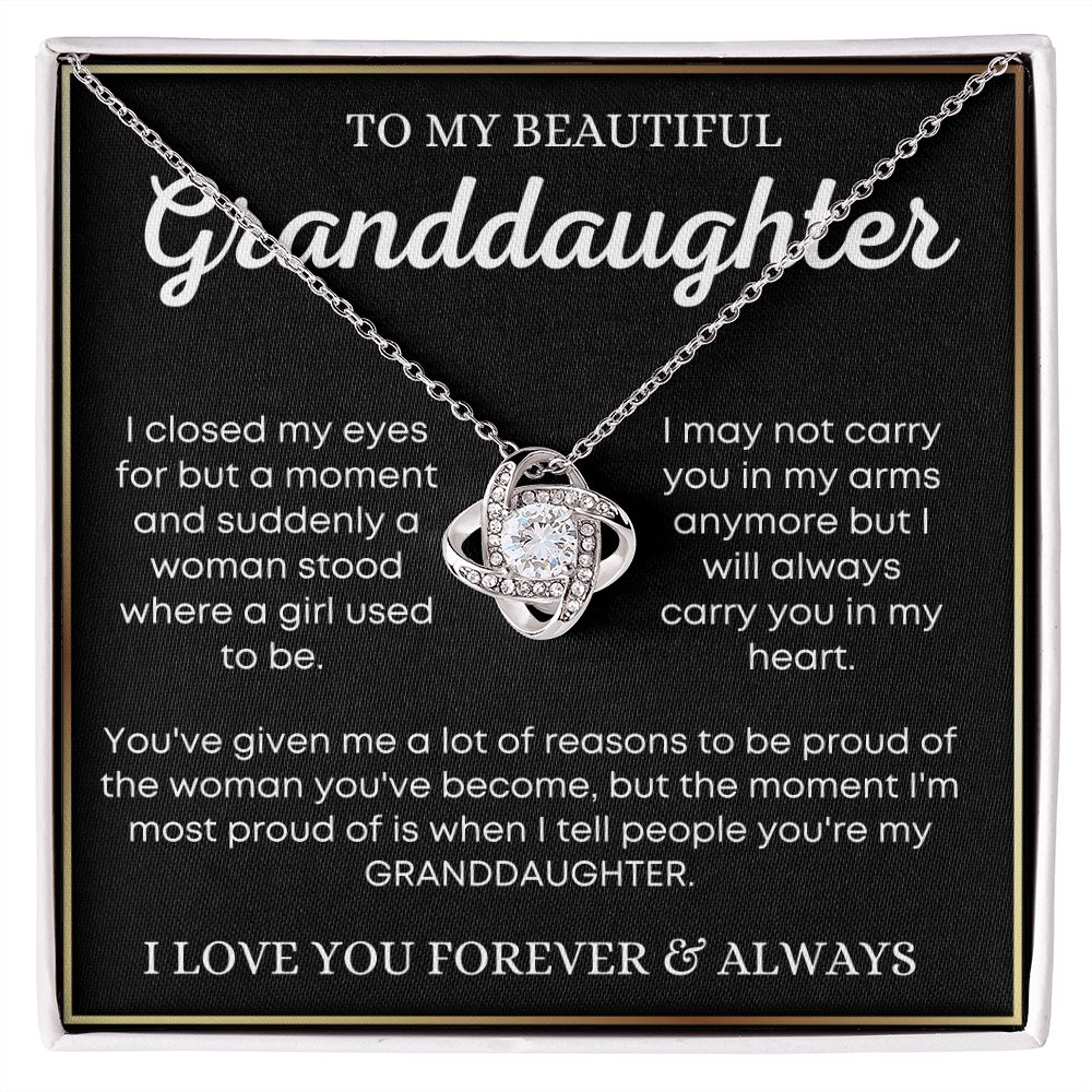 Granddaughter Gift - I Closed My Eyes