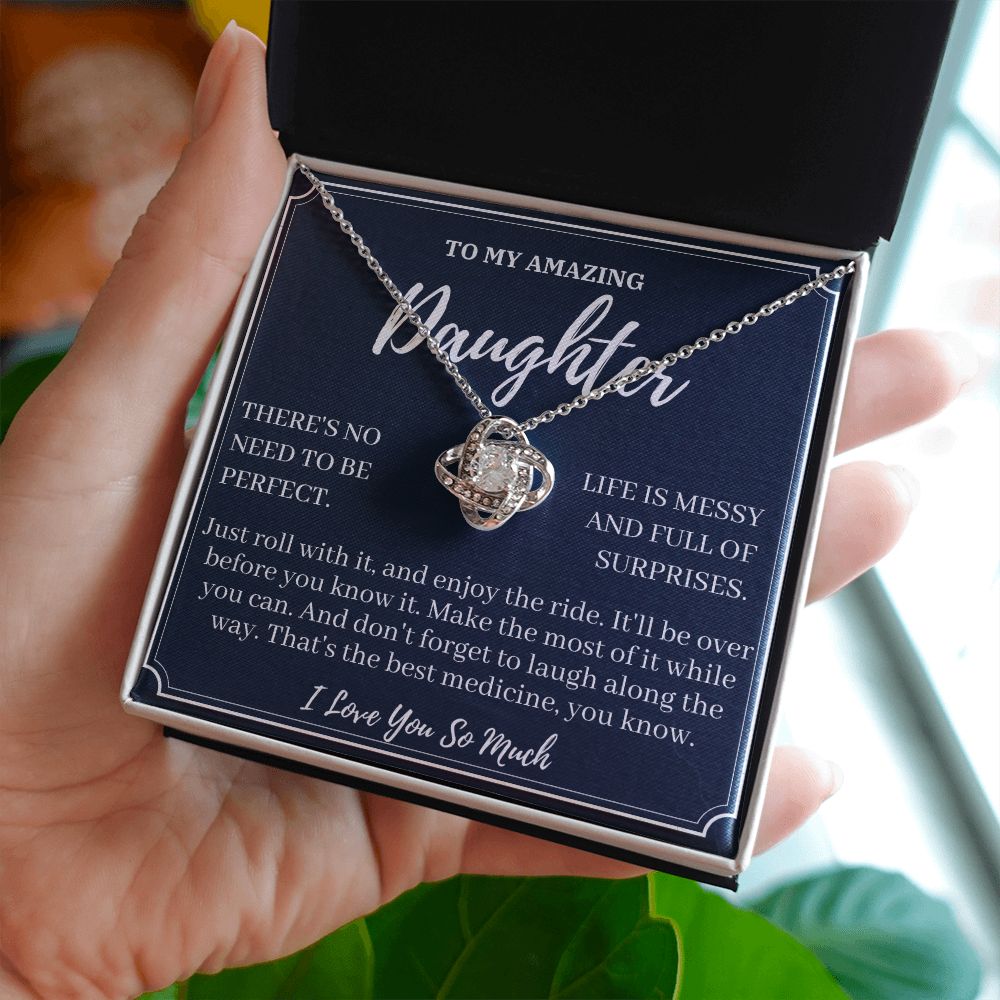 Gift for Daughter from Mom Dad Necklace