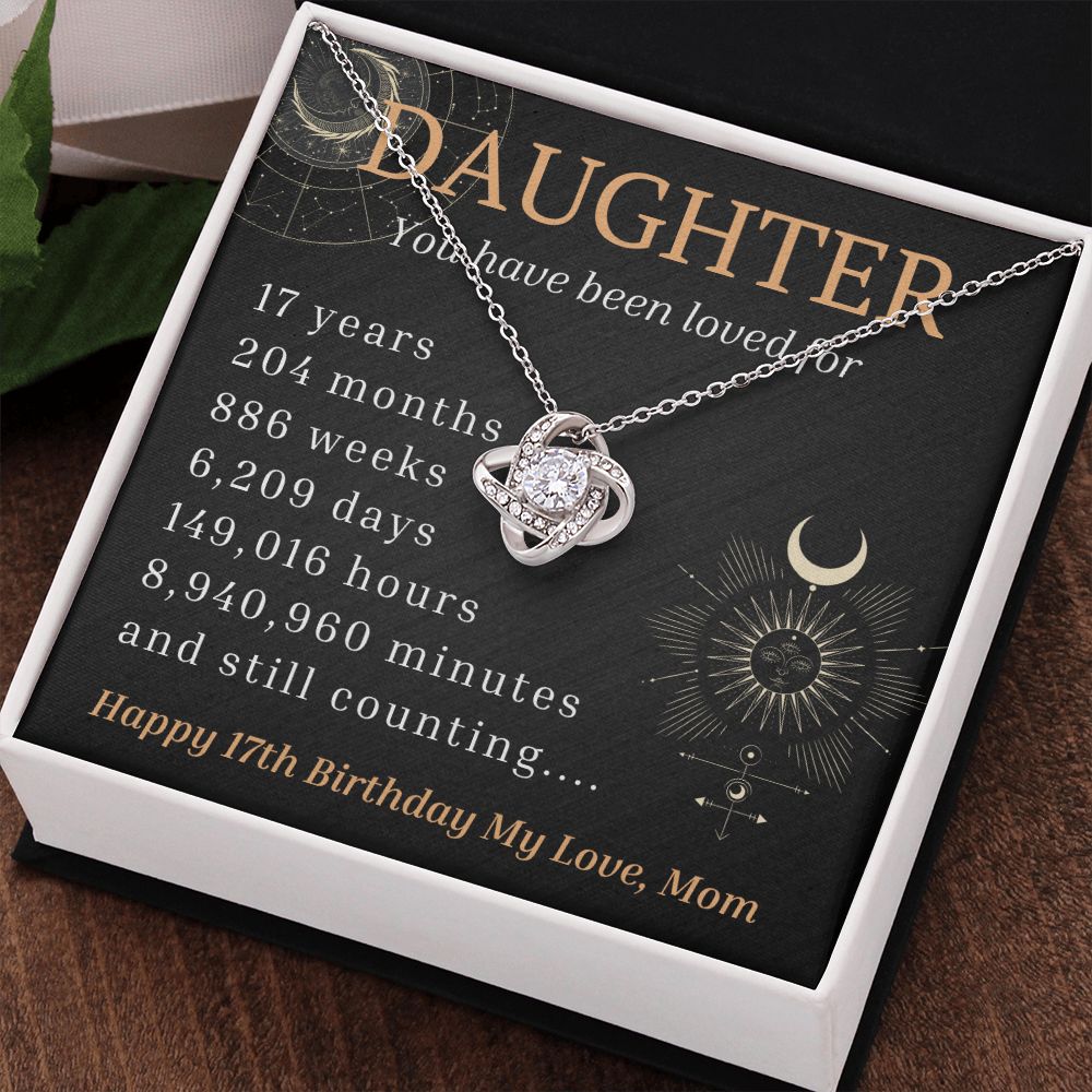 18th Birthday Necklace Gift With Message Card for daughter, To My Daug –  Zapbest2