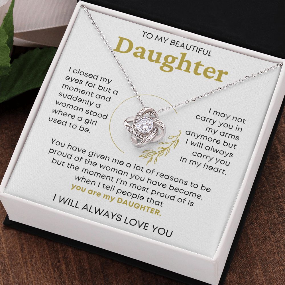 To My Beautiful Daughter Gift - Closed My Eyes