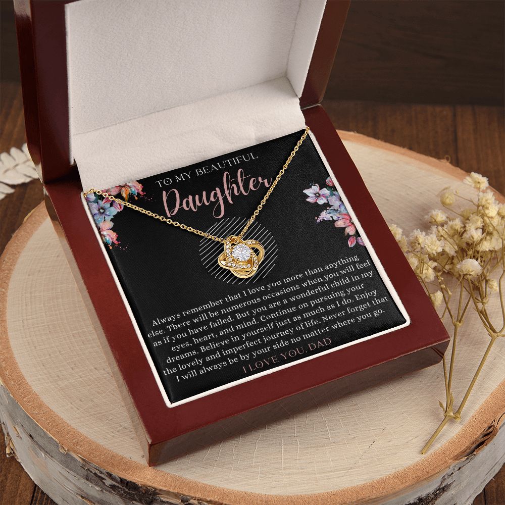 Gift From Father To Daughter - Jewelry Gift For Daughter - No Matter Where You Go