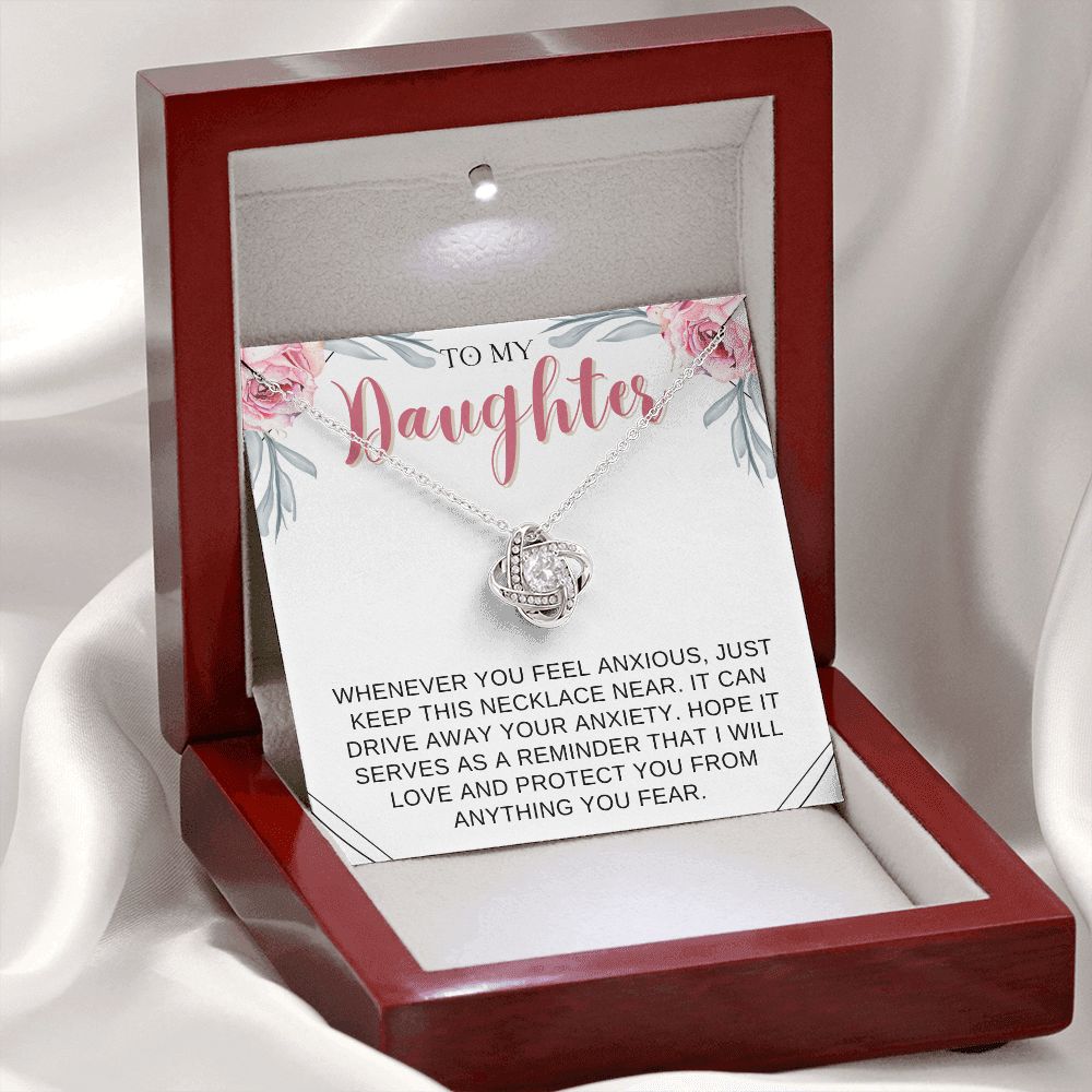 Sentimental Gift for Daughter from Mom Dad Necklace