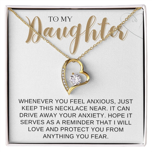 To My Daughter Necklace - Forever Love