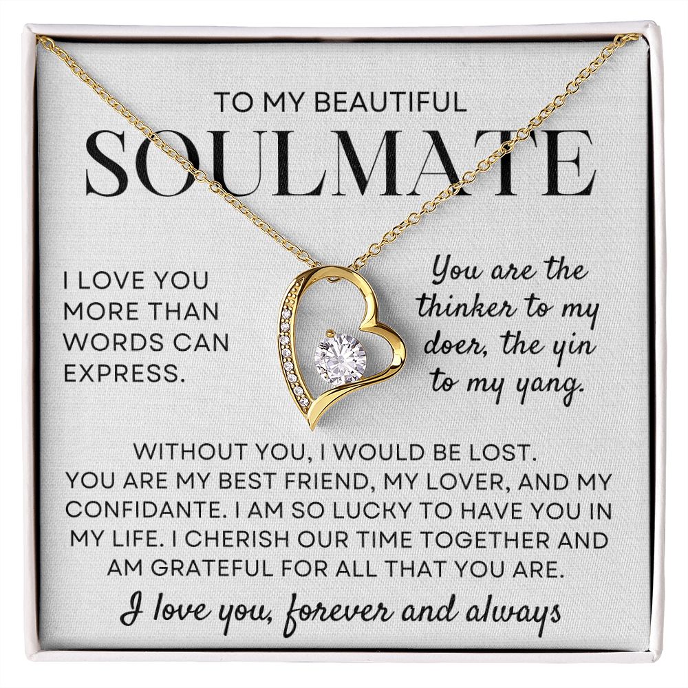 To My Beautiful Soulmate Gift - I Love You